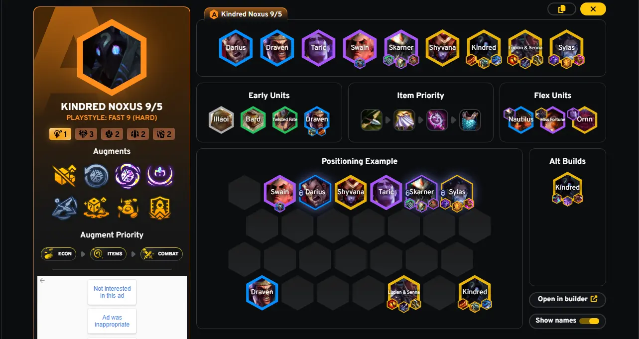 Đội hình Protect Kindred